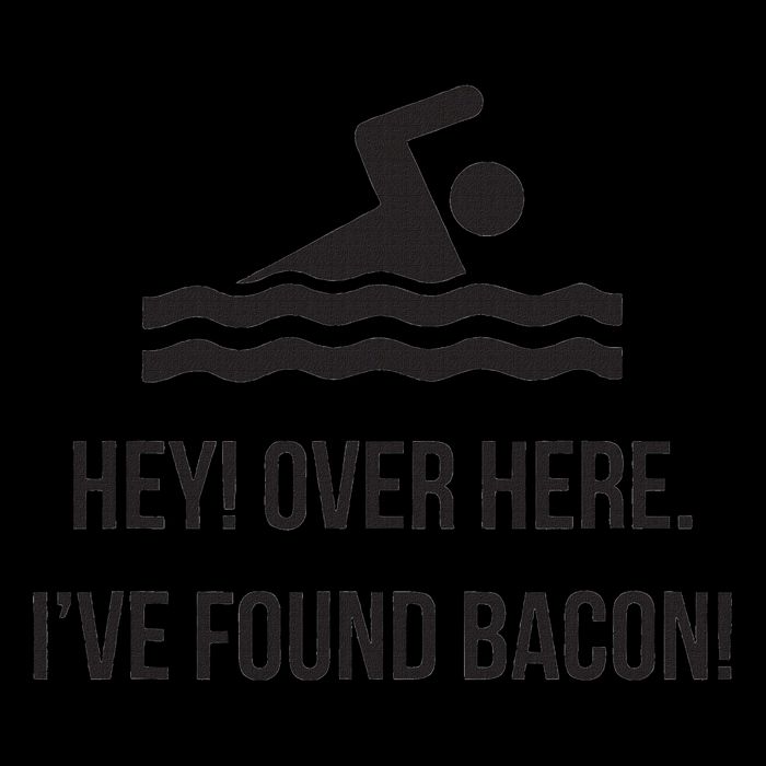 I've Found Bacon! Funny Swimmer , Bacon Lovers 16oz Travel Tumbler