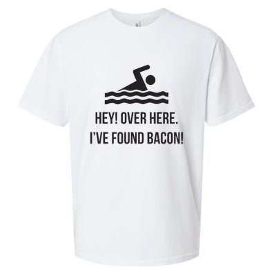I've Found Bacon! Funny Swimmer , Bacon Lovers Sueded Cloud Jersey T-Shirt