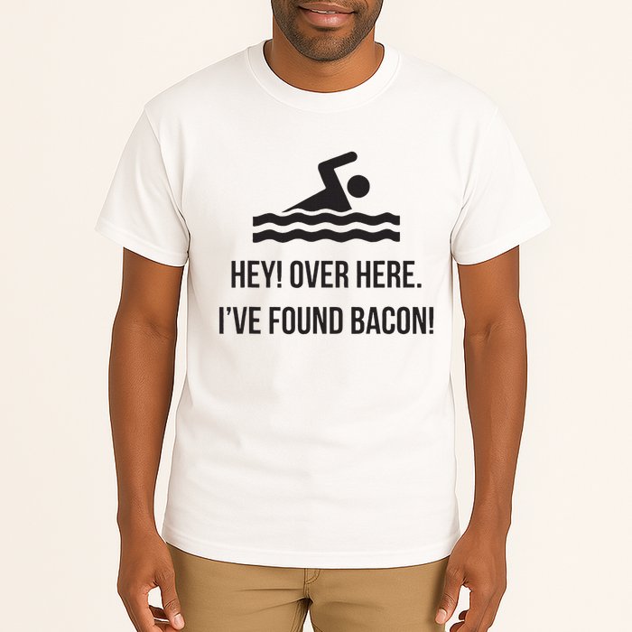 I've Found Bacon! Funny Swimmer , Bacon Lovers Tall T-Shirt