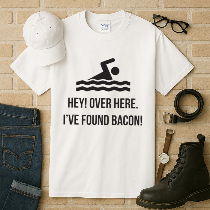 I've Found Bacon! Funny Swimmer , Bacon Lovers Tall T-Shirt