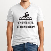 I've Found Bacon! Funny Swimmer , Bacon Lovers V-Neck T-Shirt