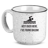 I've Found Bacon! Funny Swimmer , Bacon Lovers 15oz Campfire Ceramic Mug