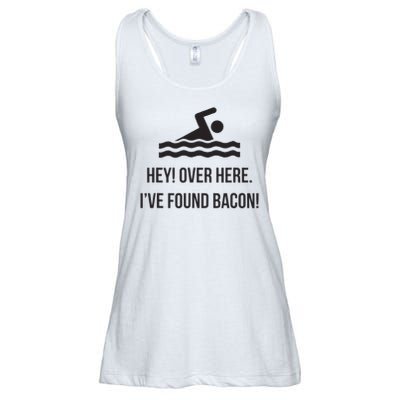 I've Found Bacon! Funny Swimmer , Bacon Lovers Ladies Essential Flowy Tank
