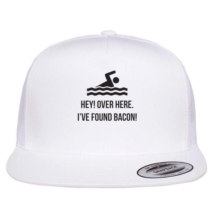 I've Found Bacon! Funny Swimmer , Bacon Lovers Flatbill Hat