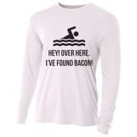 I've Found Bacon! Funny Swimmer , Bacon Lovers Cooling Performance Long Sleeve Crew