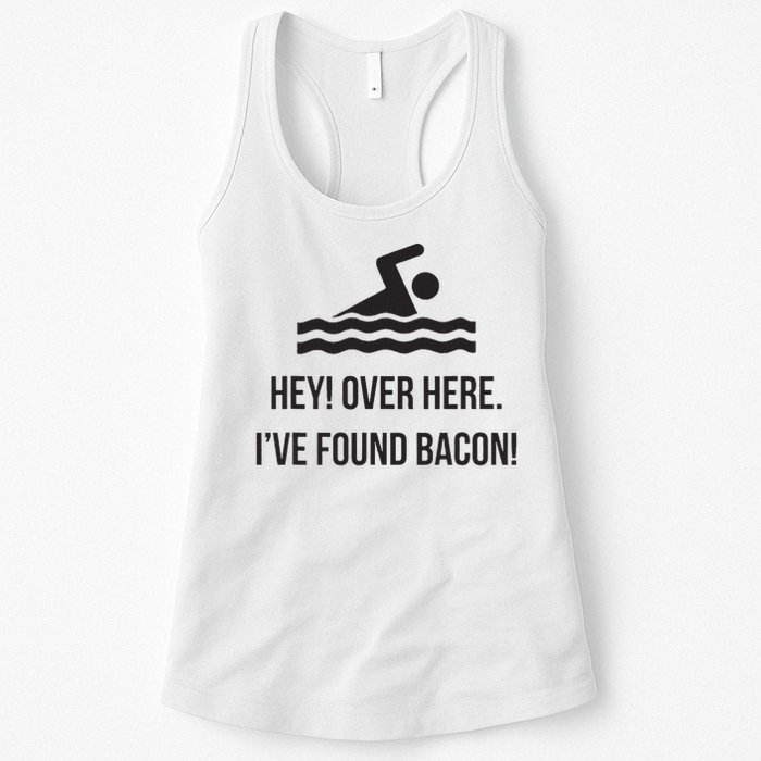 I've Found Bacon! Funny Swimmer , Bacon Lovers Womens Tank Top