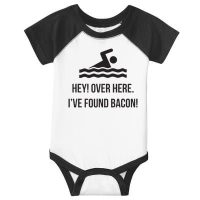 I've Found Bacon! Funny Swimmer , Bacon Lovers Infant Baby Jersey Bodysuit
