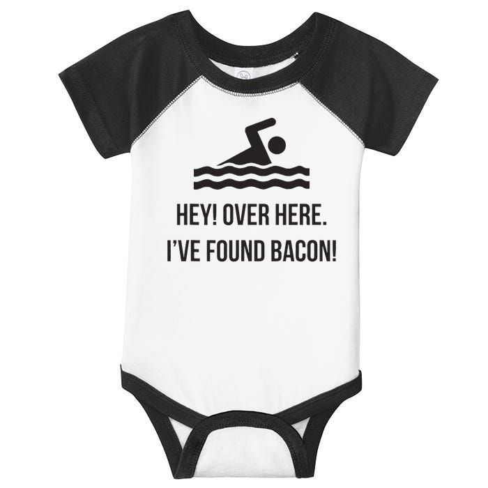 I've Found Bacon! Funny Swimmer , Bacon Lovers Infant Baby Jersey Bodysuit