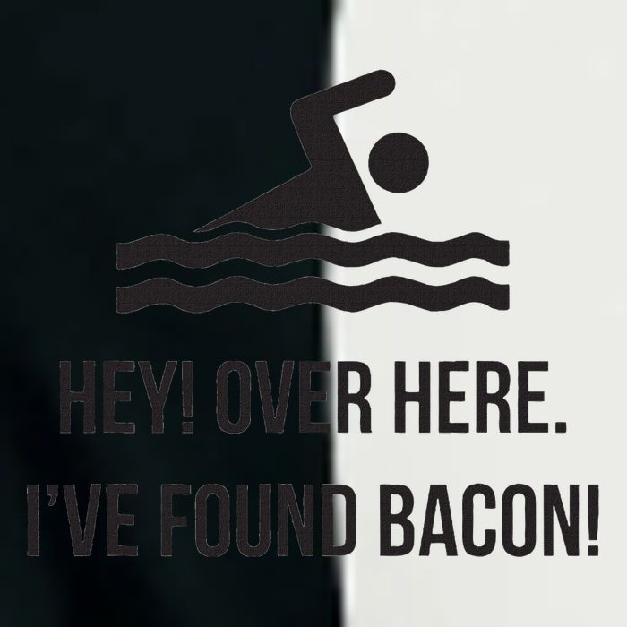 I've Found Bacon! Funny Swimmer , Bacon Lovers Infant Baby Jersey Bodysuit