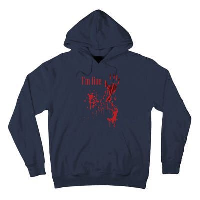 IM Fine Bloody Halloween Tall Hoodie