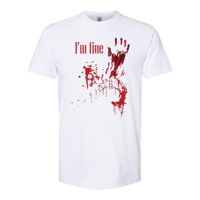 IM Fine Bloody Halloween Softstyle CVC T-Shirt