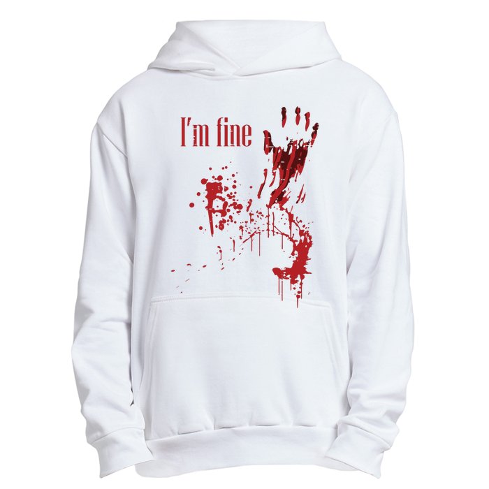 IM Fine Bloody Halloween Urban Pullover Hoodie