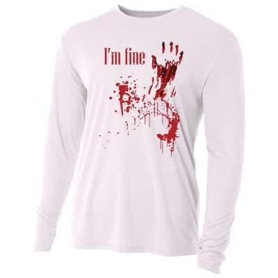 IM Fine Bloody Halloween Cooling Performance Long Sleeve Crew