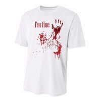 IM Fine Bloody Halloween Performance Sprint T-Shirt