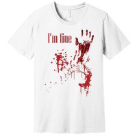 IM Fine Bloody Halloween Premium T-Shirt