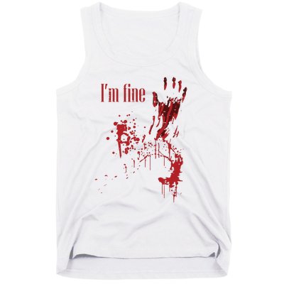 IM Fine Bloody Halloween Tank Top