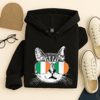 Irish Flag Cat T St. Patrick's Day Catrick's Cattys Hoodie