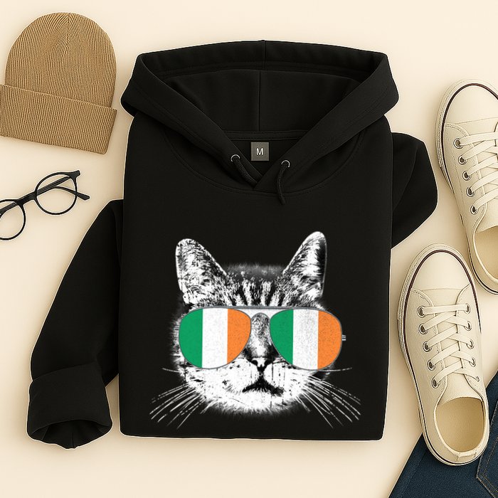 Irish Flag Cat T St. Patrick's Day Catrick's Cattys Hoodie