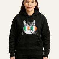 Irish Flag Cat T St. Patrick's Day Catrick's Cattys Hoodie