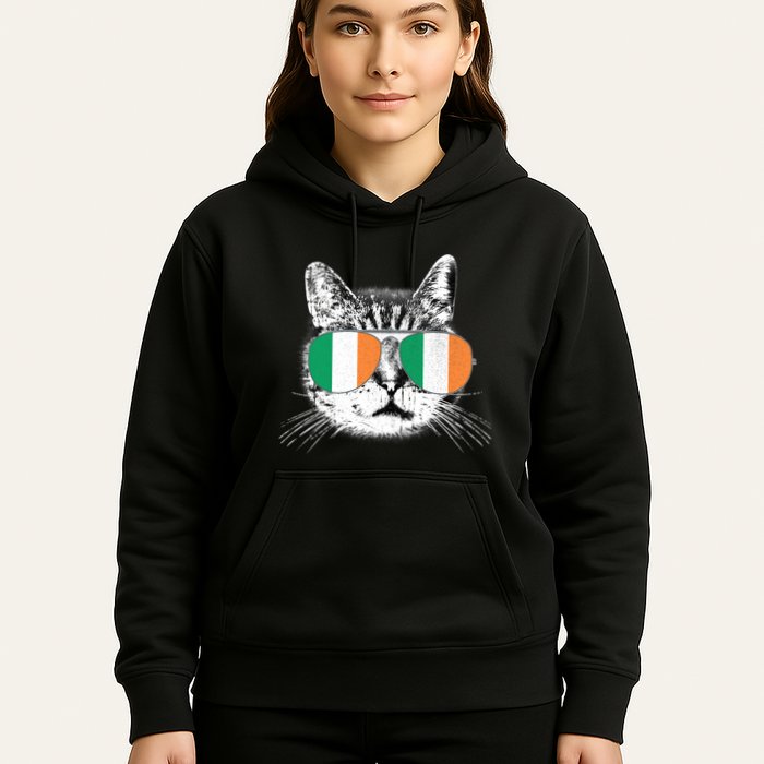 Irish Flag Cat T St. Patrick's Day Catrick's Cattys Hoodie