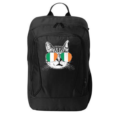 Irish Flag Cat T St. Patrick's Day Catrick's Cattys City Backpack