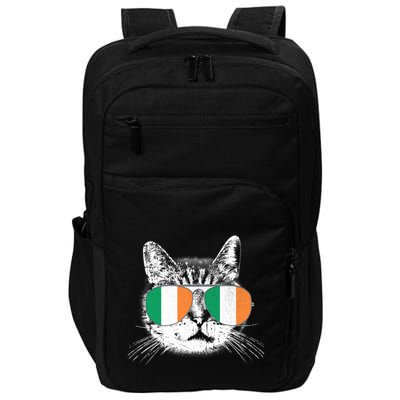 Irish Flag Cat T St. Patrick's Day Catrick's Cattys Impact Tech Backpack