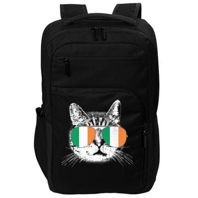 Irish Flag Cat T St. Patrick's Day Catrick's Cattys Impact Tech Backpack