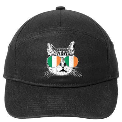 Irish Flag Cat T St. Patrick's Day Catrick's Cattys 7-Panel Snapback Hat