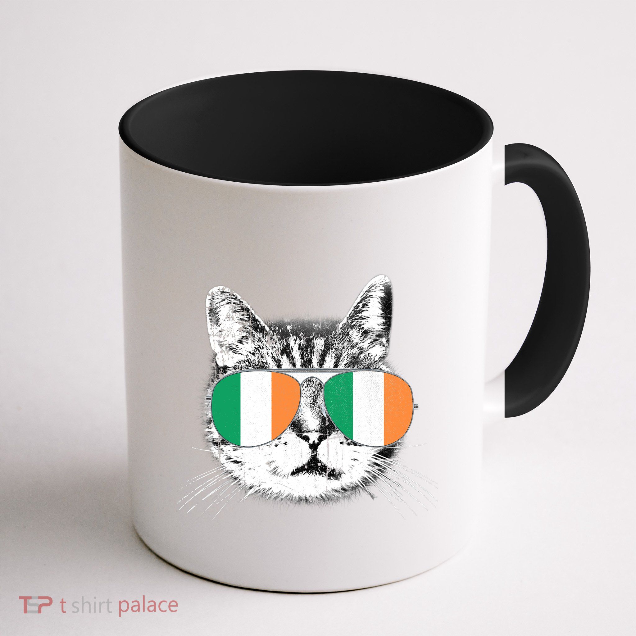 Irish Flag Cat T St. Patrick's Day Catrick's Cattys Mug