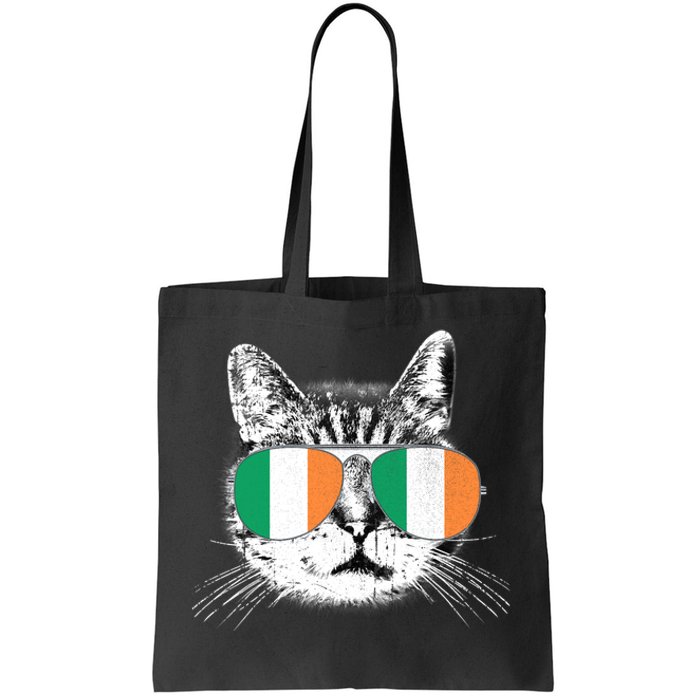 Irish Flag Cat T St. Patrick's Day Catrick's Cattys Tote Bag