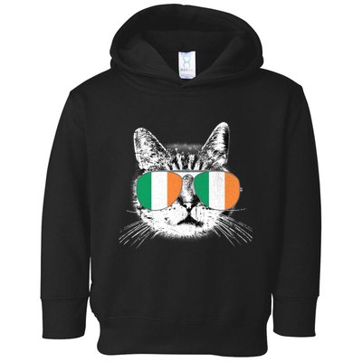 Irish Flag Cat T St. Patrick's Day Catrick's Cattys Toddler Hoodie