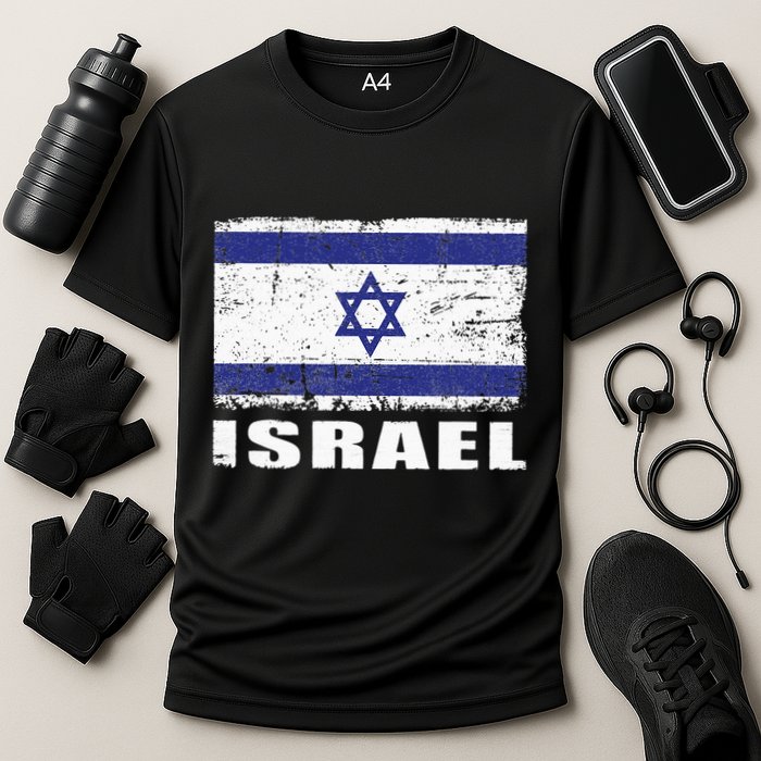 Isreal Flag Country Flag Isreal Performance Shirt