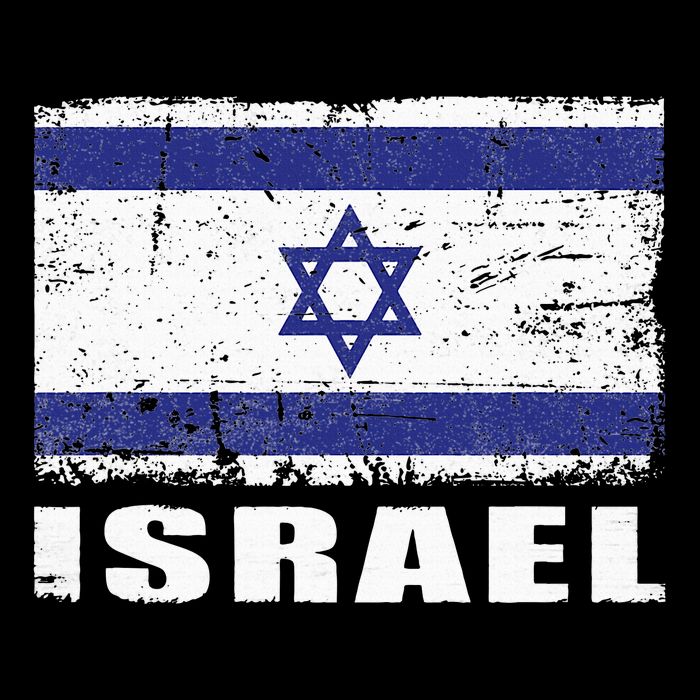 Isreal Flag Country Flag Isreal Bucket Hat