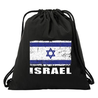 Isreal Flag Country Flag Isreal Drawstring Bag