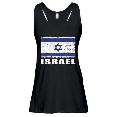 Isreal Flag Country Flag Isreal Ladies Essential Flowy Tank