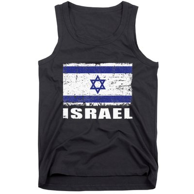Isreal Flag Country Flag Isreal Tank Top