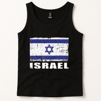 Isreal Flag Country Flag Isreal Tank Top