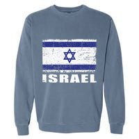 Isreal Flag Country Flag Isreal Garment-Dyed Sweatshirt