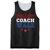 I Follow Coach Walz Kamala Harris Tim Walz 2024 Mesh Reversible Basketball Jersey Tank