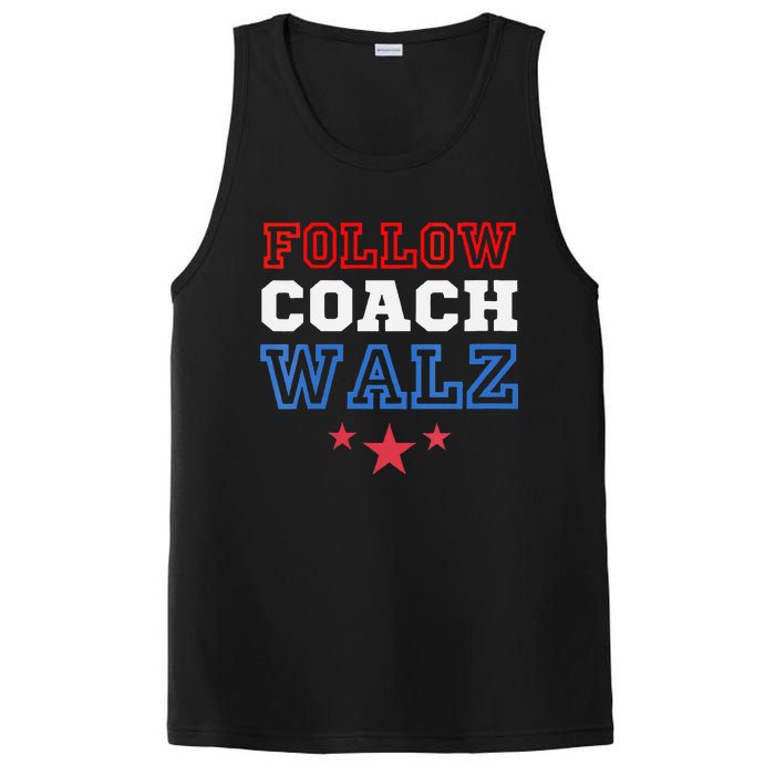 I Follow Coach Walz Kamala Harris Tim Walz 2024 PosiCharge Competitor Tank