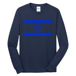 Israeli Flag Cool Jew Hanukkah Flags Israel Tall Long Sleeve T-Shirt