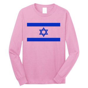 Israeli Flag Cool Jew Hanukkah Flags Israel Long Sleeve Shirt