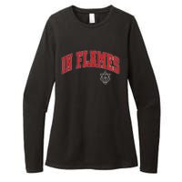 In Flames Collegiate Womens CVC Long Sleeve Shirt