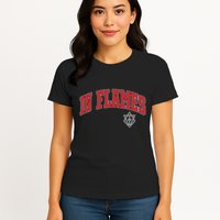 In Flames Collegiate Womens T-Shirt