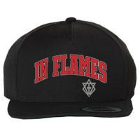 In Flames Collegiate Wool Snapback Cap