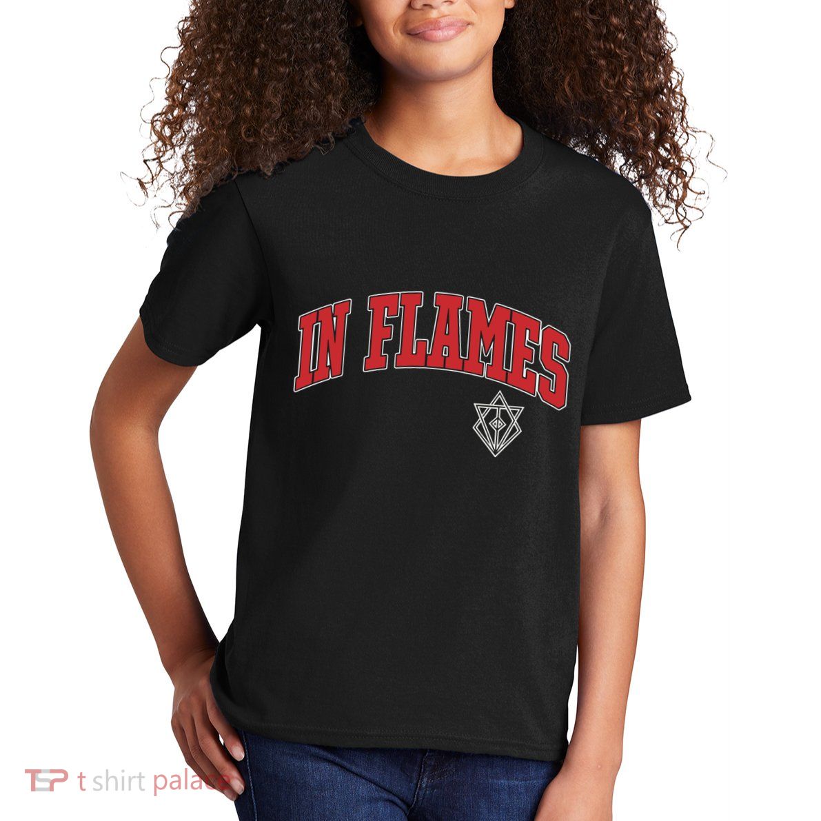 In Flames Collegiate Kids T-Shirt
