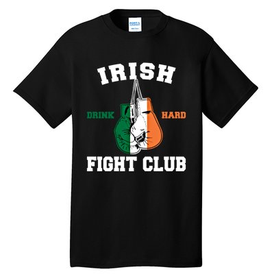 Irish Fight Club Funny Irish Boxing Gift Tall T-Shirt