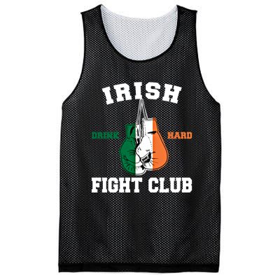 Irish Fight Club Funny Irish Boxing Gift Mesh Reversible Basketball Jersey Tank