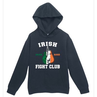 Irish Fight Club Funny Irish Boxing Gift Urban Pullover Hoodie