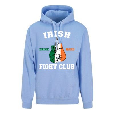 Irish Fight Club Funny Irish Boxing Gift Unisex Surf Hoodie